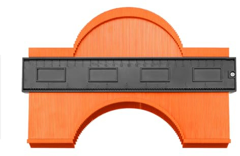 Contour Gauge 10 Inch with Lock, Measuring Shape Outline Angle, Adjustable Precisely Copy Irregular Shape Duplicator, Measuring Profile Tool for DIY Decoration Size Measurement