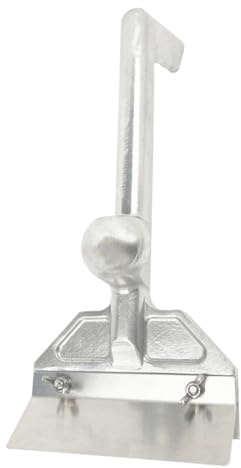 TOYANDONA Raspador De Parrilla De Acero Inoxidable para Cocina Profesional Espátula para Barbacoa con Mango Ergonómico Utensilio De Menaje para Limpieza De Grill y Sartén