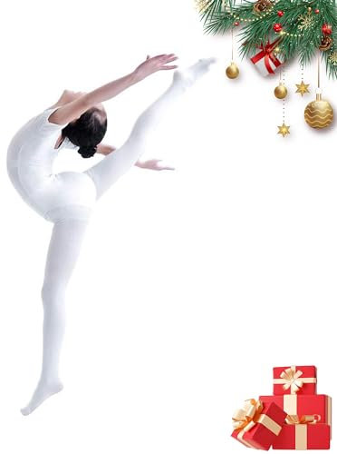 EULANT Ballett Strumpfhose Mädchen,Kinder Tanzstrumpfhosen,Stretch Leggings mit Fuß,90 Den Blickdicht Strumpfhose fürs Ballett Gymnastik Tanz Sport Aerobic Yoga pilate