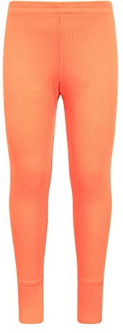 Mountain Warehouse Talus Kids Base Layer Thermal Pants Orange 5-6y