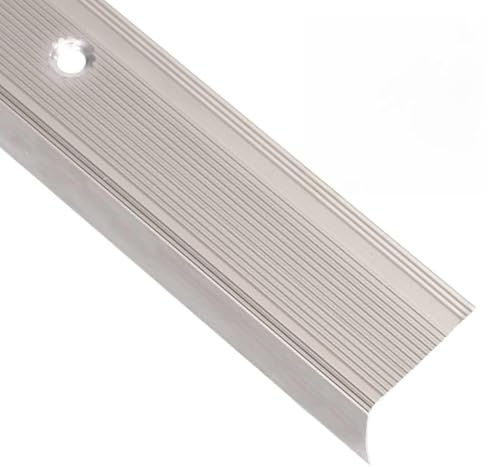 vidaXL Stair Nosings in L-shape 15 pcs Aluminium 100 cm Champagne, stair tread, stair edge, stair profile, stair treads, stair edges, stair profiles