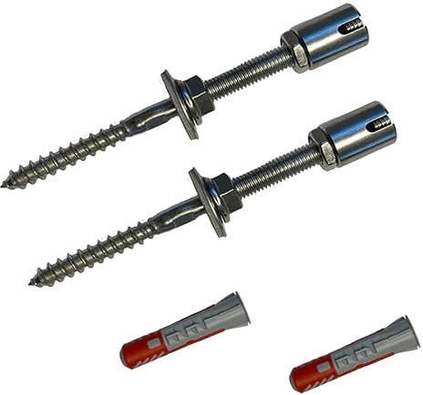 2 Stück Wandhalter Rankhilfe M - Wandabstand 50mm