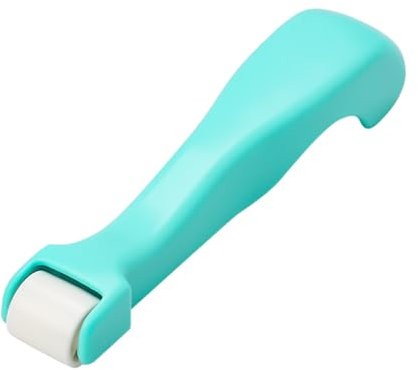 Ulawellor Haltbarkeit Nähzubehör Nahtroller Kleines Tragbares,Kunststoff,Teppich Tapete Nahtrolle Werkzeug Schnelle Presse,zum Quilten Nähen von Leder (Grüner) nähzubehör falzbein