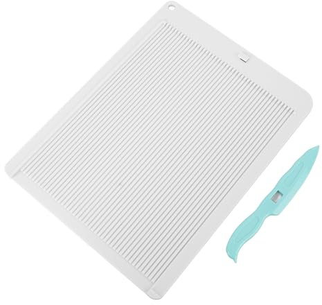 Tablero de puntuación de papel, herramienta para hacer sobres con carpeta, pizarra portátil de plástico, para tarjetas, presenta manualidades de papel y más fácil y fácil de usar