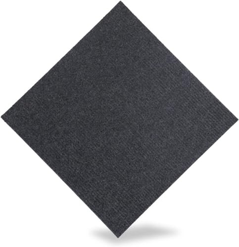 VDLLQYN, Losetas de Alfombra, Alfombra Multiusos autocebante for el hogar y Las Mascotas, Alfombra autoadhesiva Antideslizante, baldosa,Moqueta autoadhesiva(Coal Ash,50PCS)
