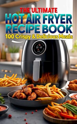 The Ultimate Hot Air Fryer Recipe Book – 100 Crispy & Delicious Meals: Quick & Easy Air Fryer Recipes for Beginners and Experts | Healthy, Low-Oil Cooking for Breakfast, Lunch, and Dinner
