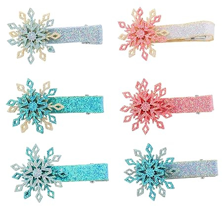 CLISPEED 6piezas Clip De Pajarita Para Niñas Pinzas Cabello De Accesorios Cabello Adorables Para Moños El Pelo De Niñas