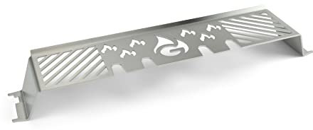 Grillrost.com Das Original Edelstahl Multistation | Warmhalterost für Weber Spirit 200er Baureihen | mit Drumstick Halterung | 3mm stark