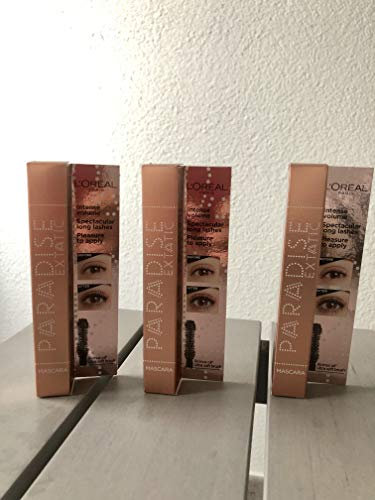 3x L'Oréal Paris Paradise Extatic Mascara - Schwarz