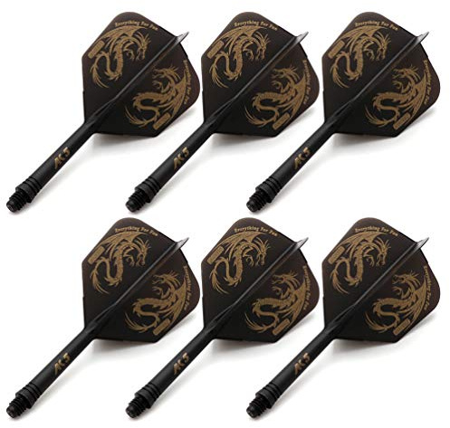 CUESOUL 2 Sets ROST Integrated Dart Shaft and Flights