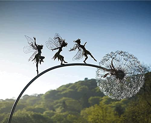 FSDADSA Statue de jardin en métal pour décoration de jardin