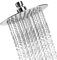 Duschkopf Gross, PARFCO Edelstahl Duschkopf Regendusche, Hochglanzpoliert, Rund Kopfbrause 1/2 Zoll, 15cm Wassersparender Duschkopf für Badezimmer
