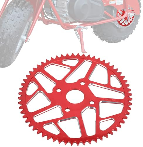 IUVWISN 60T 420 Chain Sprocket 40/41/420 40MM Bore Rear Drive Wheel Sprocket CNC for CT200U CT200U-EX BT200X Baja Warrior Predator 212cc 196cc Go Kart Trail 200 MB165 MB200 Mini Bike Red