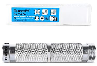 Nucraft Adaptador SDS PLUS para extensión, martillos perforadores y herramientas con soporte SDS PLUS