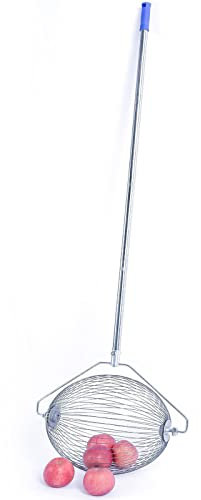 TAPMING Walnuss Sammler Nusssammler ohne bücken mit obstsammler mit stiel auch als Greifer für Golfbälle, Tennisbälle Outdoor Handwerkzeug
