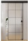 HORI Glasschiebetür Loft Design – ESG-Sicherheitsglas Milchglas ohne Bohrungen – Glastür zum schieben - Raumtrenner für Innenräume ohne Zubehör - Lofttür ohne Beschläge 2183 x 935 mm I ohne