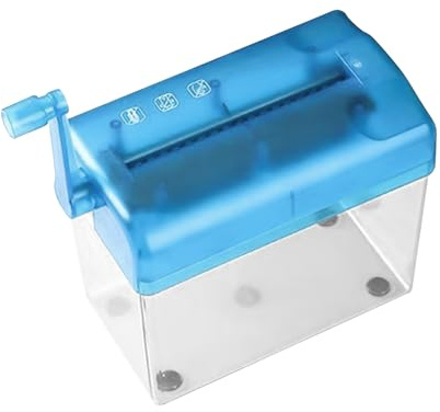 Hand Shredder - Desktop Shredder Paper Cutter for Document,Compact Machine Cutting Tool for Stationery Notes Credit Card Receipts Mail Bills Students Office School
