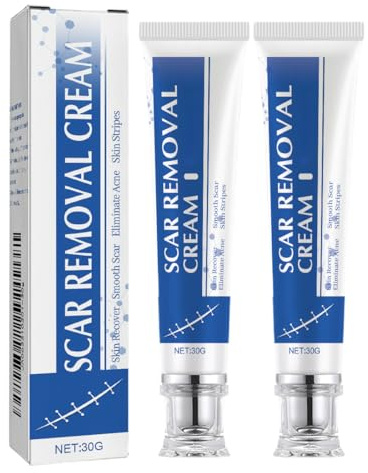 NHPY 2 Piezas Crema para Cicatrices,Desvanece las Estrías,Protege y Repara la Textura de la piel y Restaura un Aspecto Suave