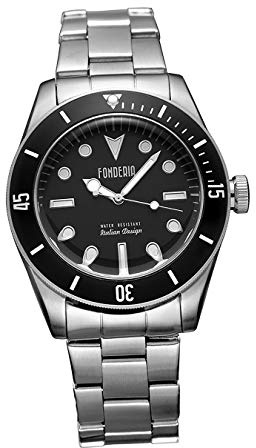 Fonderia Armbanduhr Herren P-7A002UNN Edelstahl Uhr Silber Seawolf D2UAP7A002UNN EIN Geschenk zu Weihnachten, Geburtstag, Valentinstag für den Mann