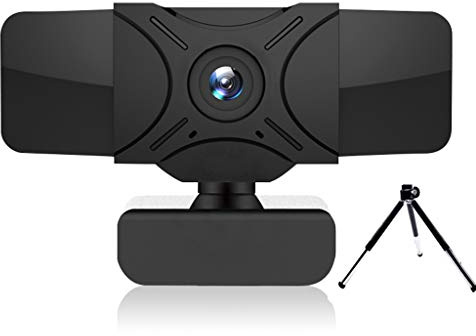 Webbkamera Full HD-webbkamera 1080p, Datorkamera Videosamtal Och Inspelning Med Mikrofon, USB-kontakt Och Spela Webbkamera Med Linsskydd For Videochatt, Videokonferens Och Onlineundervisning Datorkame