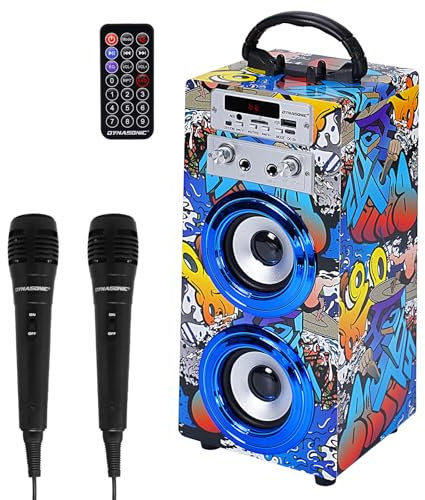 DYNASONIC 3º Gen- Mikrofon Karaoke Spielzeug, ideal für originelle Geschenke für Kinder, Mädchen, Spielzeug, Karaoke mikrofon Kinder Spielzeug (025-16)