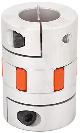 D45L65 Giunto per Albero in Lega di Alluminio Connettore Accoppiatore per Albero Motore con Diametro Interno di 24 Mm