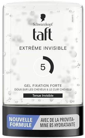 Schwarzkopf - Taft - Gel Tube Coiffant - Gel Extrême Invisible - Tenue Invisible - Fixation Forte - Doux sur les cheveux - Tenue longue durée - Sans Effet Collant - Formule Provitamine B5-300 ml