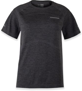 Karrimor Womens Xlite Running Short Sleeve T-Shirt Black Marl M