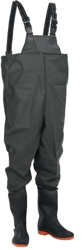 Cuissardes avec bottes vert foncé taille 46