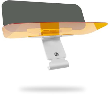 HSUYUN Extension Pare Soleil Voiture, Pare Soleil Conducteur Réglable, Rétroviseur Anti-Éblouissement Jour et Nuit pour Voitur, Jour et Nuit, Protection UV, Convient a Toutes Les Voitures