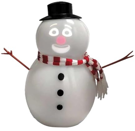 Christmas Singing Snowman Figurine,Talking Animated Blink Snowman,Santa Claus Decorations,Can Project Snowflake Patterns,Play Holiday Music,Suitable For Winter Parties,Holiday Decoration Embellishment