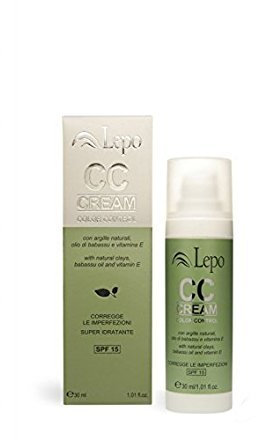 CC CREAM 100% Natural clays babassu oil and vitamin E, 01-Natural Beige/CC CREAM 100% natürlichen Tonen Babassu Öl und Vitamin E, 01-Natural Beige 30 ml Made in Italy
