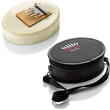 Hokema Kalimbas Sansula Deluxe A-minor tuning and Travel Softbag