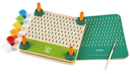 Hape Nature Fun Kunst-Set Blumenpresse aus Bambus und pflanzlichem Kunststoff, Entdeckerspielzeug, ab 5 Jahre