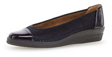 Gabor Femme Escarpins, Dame Wedges,Chaussures à Semelles compensées,Chaussure d'affaires,Semelle à Talon compensé,Bleu (Ocean),42 EU / 8 UK