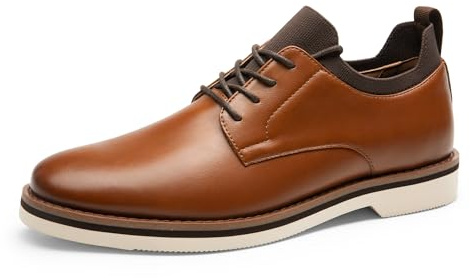 Bruno Marc Zapatos Vestir Derby Hombres Cordones Traje | Diseño Derby Deportivo, Plantilla Soporte, Amortiguación Ligera, Cuello Elástico, Flexibilidad Elegante
