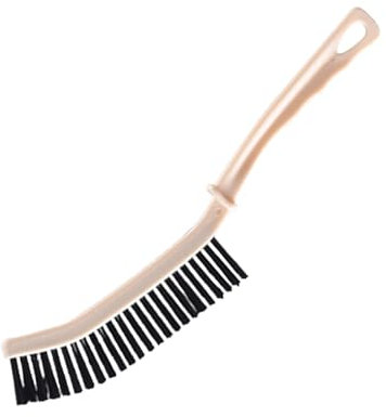 Cepillo de limpieza de juntas – Cepillo de limpieza de huecos de baño, cepillo de limpieza de juntas, cepillo de ducha, cepillo multifuncional de limpieza de juntas de esquina de 9,06 pulgadas para el