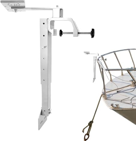 Generico Eco Fishfinder - 360° rotation justerbar höjd nautisk - bas för ekolod, för skenor Poppa Prua Bridge Console