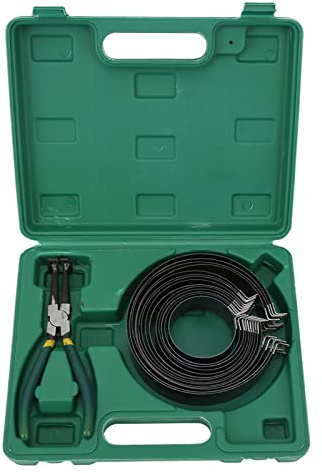 AKLOSIPY Kolvsats Professionell Installationstång med 14-bands Verktygssats för Billastbilstraktormotor, Cylinderinstallationstångbandsverktyg för Kolvdiametrar 62-145 Mm/.4-5,7 Tum, Kol