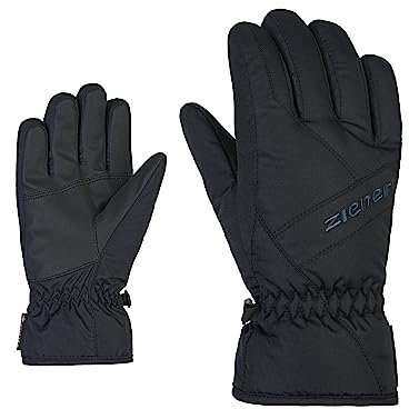 Ziener Kinder LINARD GTX glove junior Ski-handschuhe/Wintersport | Wasserdicht, Atmungsaktiv, , schwarz (Black), 5.5