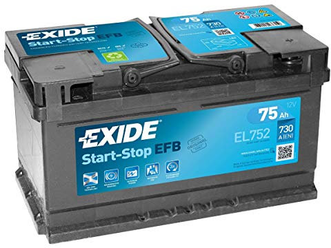 Exide 110 EFB Car Battery 75Ah EL752