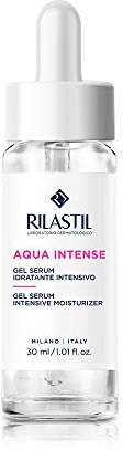 Rilastil Aqua Intense Gel Serum, hidratante intensivo de acción antipollution con ácido hialurónico, textura sedosa para todos los tipos de piel, paquete de 30 ml
