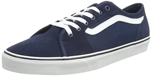 Vans Herren Filmore Decon Sneaker, Suede Canvas Dress Blues White, 44 EU