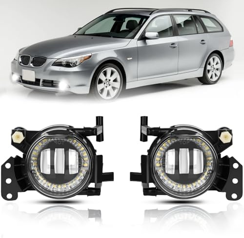 TangMiGe LED dimljus för BMW (E90 E91 E46 E60 E61 E63 E64 E83) 3-serie 5-serien X3, 01/2003–12/2012, 1 par (LED-lampa)