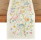 Kabwea 1 Pezzo 183 * 33cm Runner da tavola Uovo di Pasqua, Decorazione Pasquale, Decorazioni pasquali, Runner da tavola Primaverile