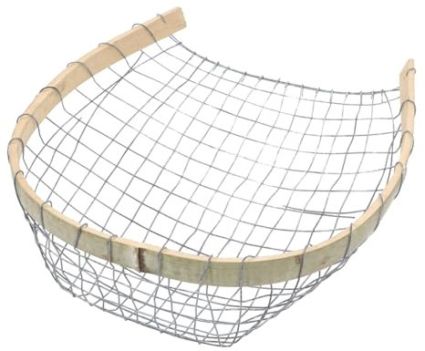 VINTORKY Paletta in Filo Dacciaio Setaccio A Rete Setaccio Portatile Per Carbone Minerario