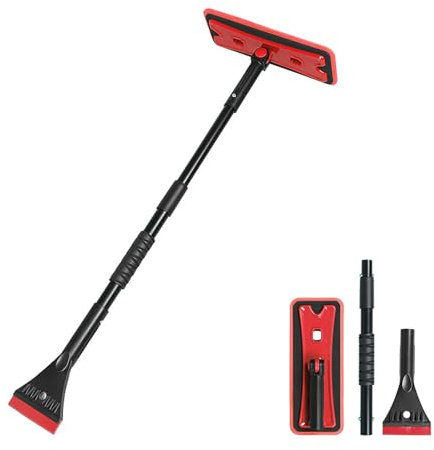 YPSQQHD Pala quitanieves para Coche Compatible con Chery Eastar, Herramienta Multifuncional para Quitar Nieve, descongelar y Barrer Nieve en Invierno.,2Red