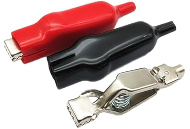 2Pcs 20A Molla Clip Esperimento Molla Morsetto Clip di Prova Elettrica Morsetto per Elettrico Jumper Wire Test Alligatori Elettrici per Auto Veicolo