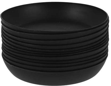NUOBESTY 24 Platillos Redondos de Plástico para Macetas, Bandejas de Agua para Plantas y Bonsáis, Bandeja de Riego de 11 Cm, Colector de Agua para Interior y Exterior, Accesorio