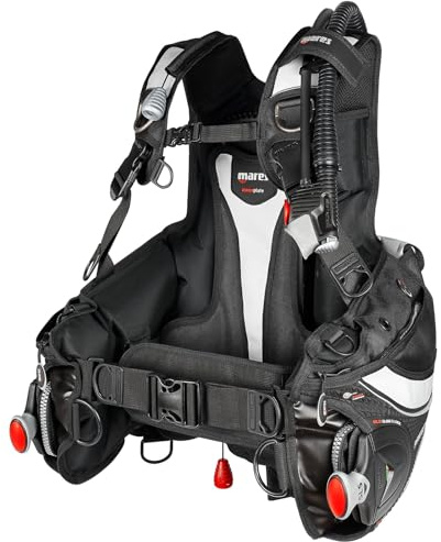 Mares BCD Prestige SLS WH GAV de plongée avec système de Poids intégré SLS, Adulte, Blanc, XS